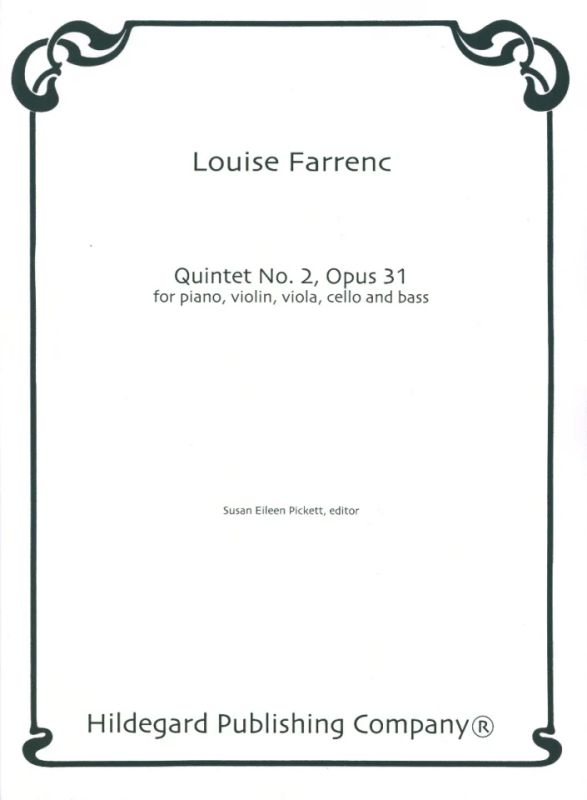 Louise Farrenc - Piano Quintett No. 2 E-Dur Op. 31