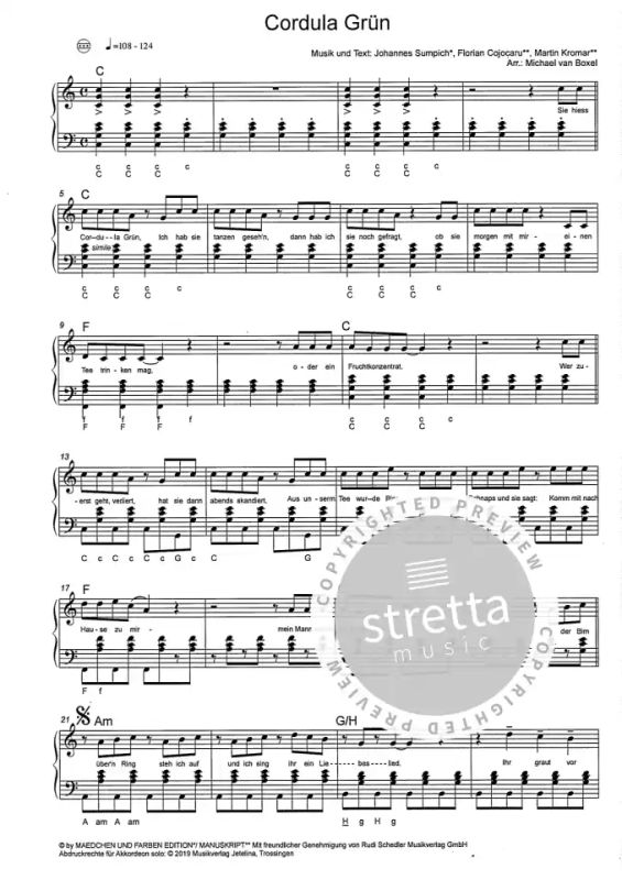 Cordula Grün | buy now in the Stretta sheet music shop.