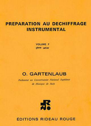 Odette Gartenlaub - Préparation au déchiffrage instrumental-Vol F 2