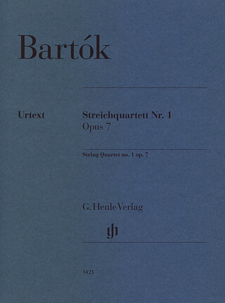 Béla Bartók - Quatuor à cordes n° 1 op. 7