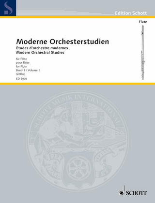 Zöller, Karlheinz - Modern Orchestral Studies for Flute