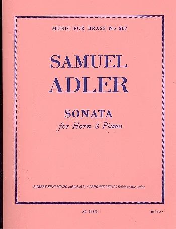 Samuel Adler - Sonata (Horn and Piano)