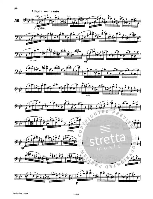 F J J Nr. 35-62 - Noten für Violoncello 5957 - 113 Etüden Band 2 Dotzauer