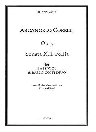 Arcangelo Corelli - 'Follia' op. 5/12