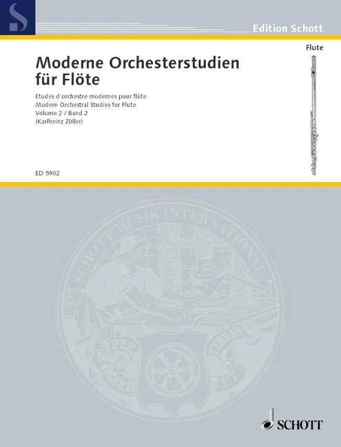 Zöller, Karlheinz - Moderne Orchesterstudien für Flöte