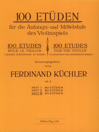 Ferdinand Küchler - 100 Etüden op. 6/3