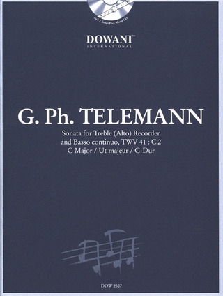 Georg Philipp Telemann - Sonata for Treble(Alto) Recorder and Basso continuo TWV 41 : C2 in C major