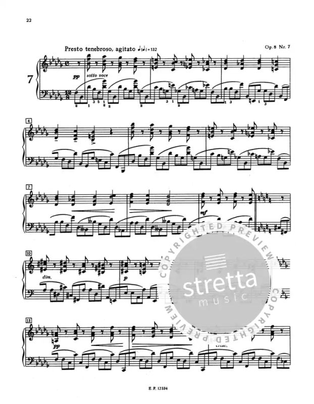 Alexandre Scriabine - 12 Études op. 8