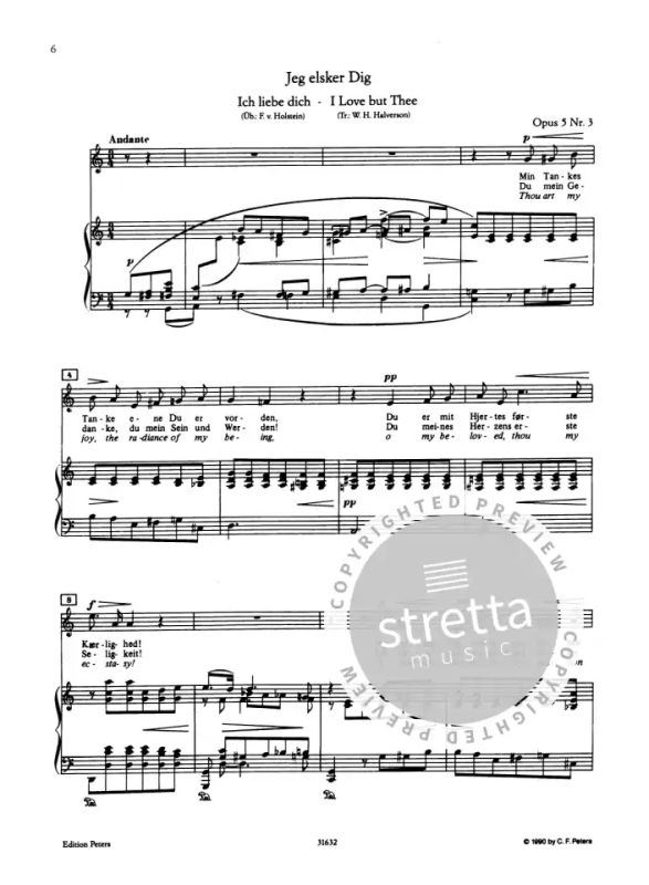 Edvard Grieg: Jubiläums–Liederalbum – mittlere Stimme (1)