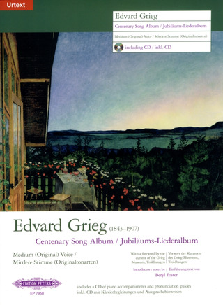 Edvard Grieg - Jubiläums–Liederalbum – mittlere Stimme