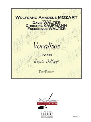 Wolfgang Amadeus Mozart - Vocalises D'Apres Solfeggi
