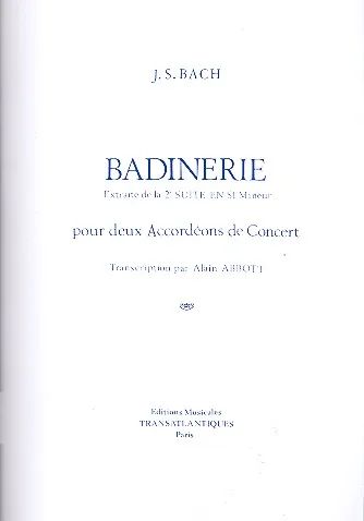 Johann Sebastian Bach - Badinerie