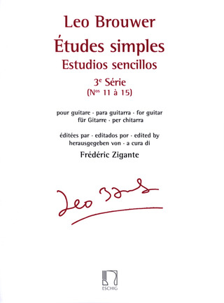 Leo Brouwer: Études simples 3