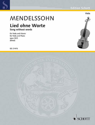 Felix Mendelssohn Bartholdy - Lied ohne Worte
