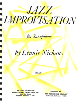 Lennie Niehaus - Jazz Improvisation