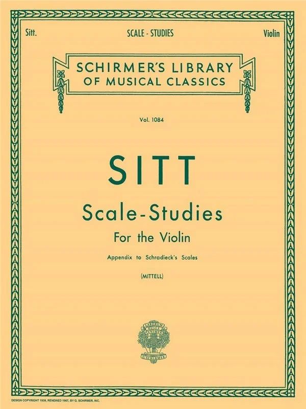 Hans Sitt - Scale Studies for Violin
