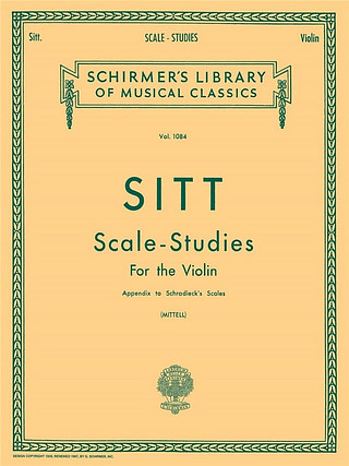 Hans Sitt - Scale Studies for Violin