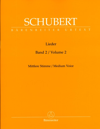 Franz Schubert - Lieder 2 – mittlere Stimme