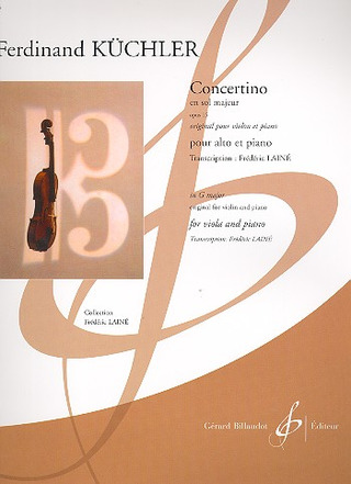 Ferdinand Küchler - Concertino En Sol Majeur Opus 15