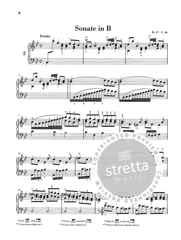 Domenico Scarlatti: Ausgewählte Klaviersonaten I (2)