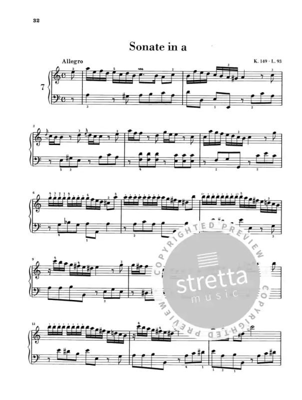 Domenico Scarlatti: Ausgewählte Klaviersonaten I (3)