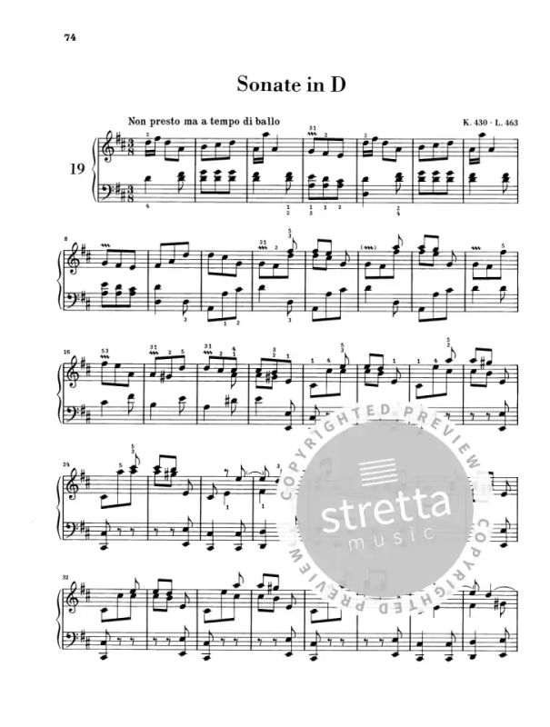 Domenico Scarlatti: Ausgewählte Klaviersonaten I (4)