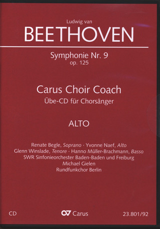 Ludwig van Beethoven - Symphonie Nr. 9. op. 125 - Finale – Carus Choir Coach