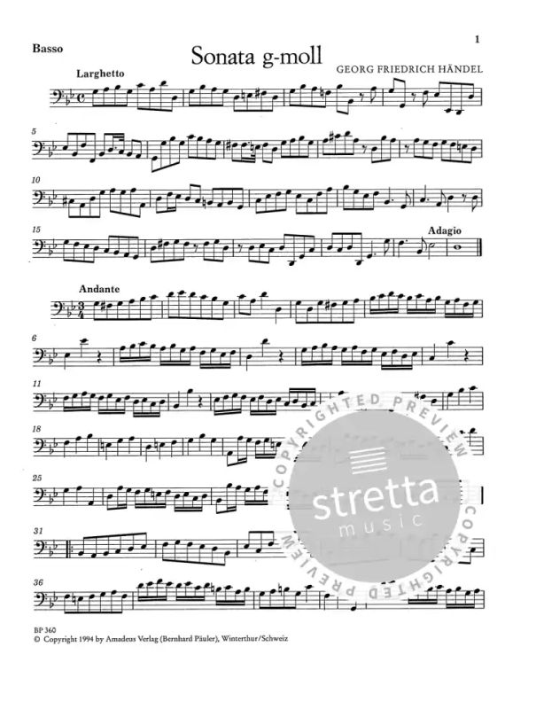 Georg Friedrich Händel - 6 Blockflötensonaten