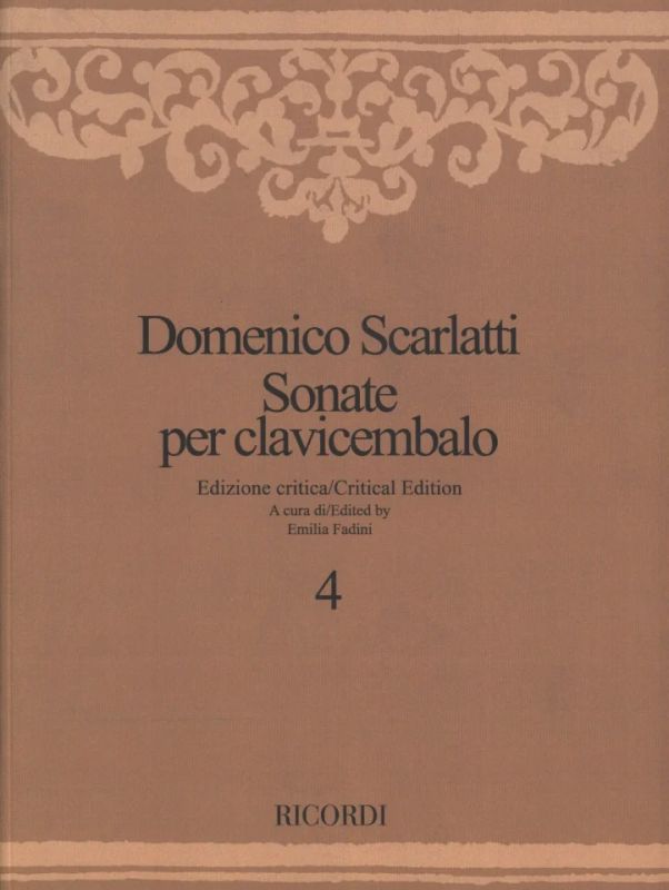 Domenico Scarlatti - Sonate per clavicembalo 4