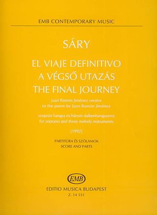 Lászlo Sáry - El viaje definitivo – The final journey to the poem by Juan Ramón Jiménez
