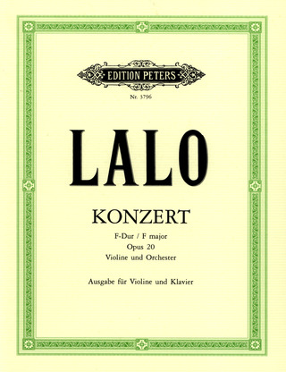 Édouard Lalo - Konzert F-Dur op. 20