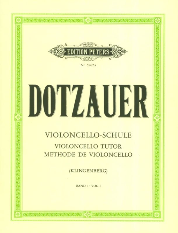 Friedrich Dotzauer - Violoncello Tutor 1 (0)