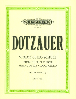 Friedrich Dotzauer: Méthode de violoncelle 1
