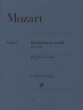 Wolfgang Amadeus Mozart - Sonate pour piano en la mineur K. 310 (300d)