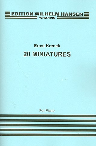 Ernst Krenek - 20 Miniatures