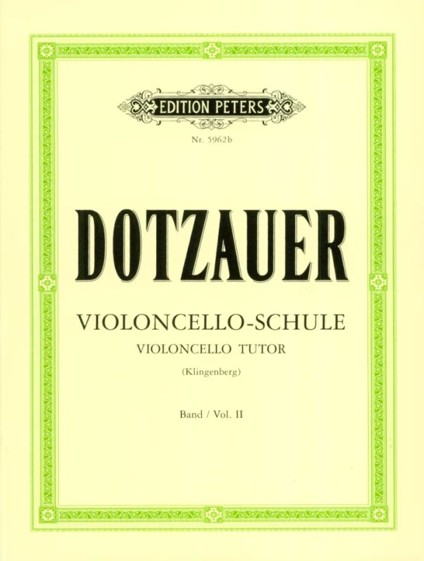 Friedrich Dotzauer - Violoncello Tutor 2