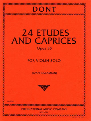 J. Dont - 24 Etudes and Caprices op. 35