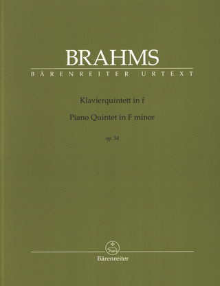 Johannes Brahms: Piano Quintet in F minor op. 34