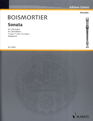 Joseph Bodin de Boismortier - Sonate  F-Dur op. 7/1