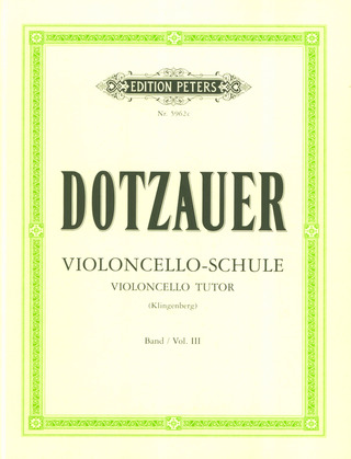 Friedrich Dotzauer - Violoncello-Schule 3