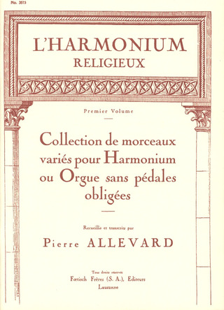 Harmonium Religieux, Vol. 1