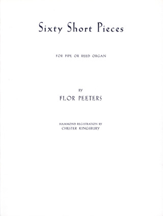 Flor Peeters - 60 Short Pieces
