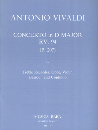 Antonio Vivaldi - Concerto in D major RV 94
