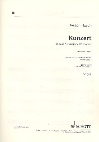 Joseph Haydn: Concerto D Major Hob. VIIb:4