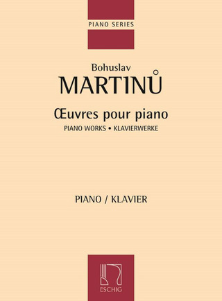 Bohuslav Martinů - Oeuvres Pour Piano