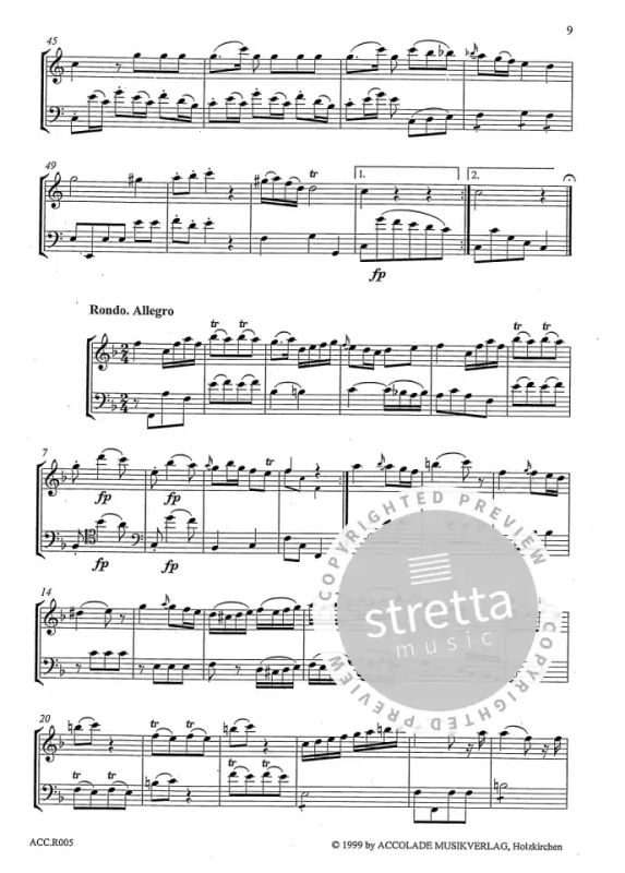 Wolfgang Amadeus Mozart - Duo-Sonate KV 292 (3)