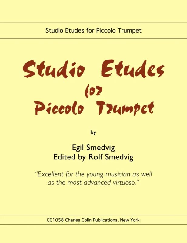 Egil Smedvig - Studio Etudes for piccolo trumpet