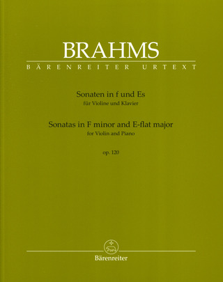 Johannes Brahms: Sonatas in F minor and E-flat major