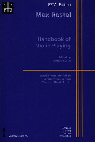 Max Rostal: Handbook of Violin Playing