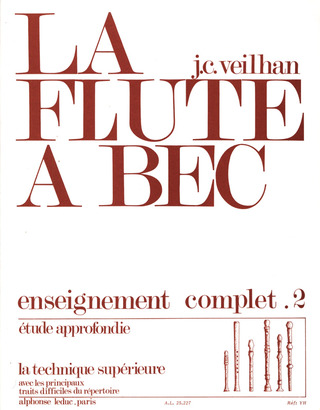 Jean-Claude Veilhan - La Flûte a Bec Vol. 2